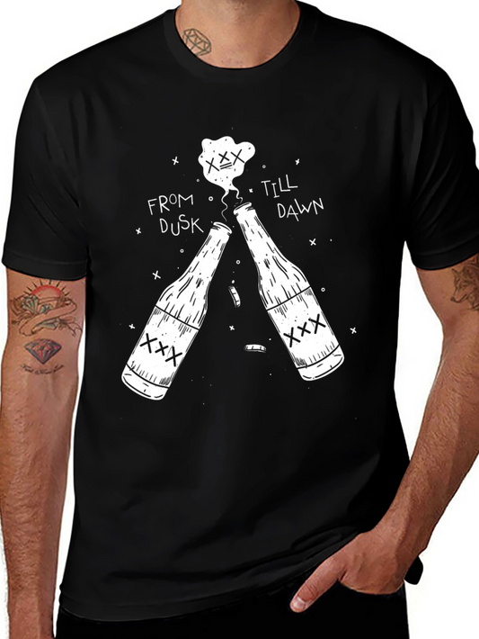From Dusk Till Dawn Graphic Tee - Unisex Black T-Shirt