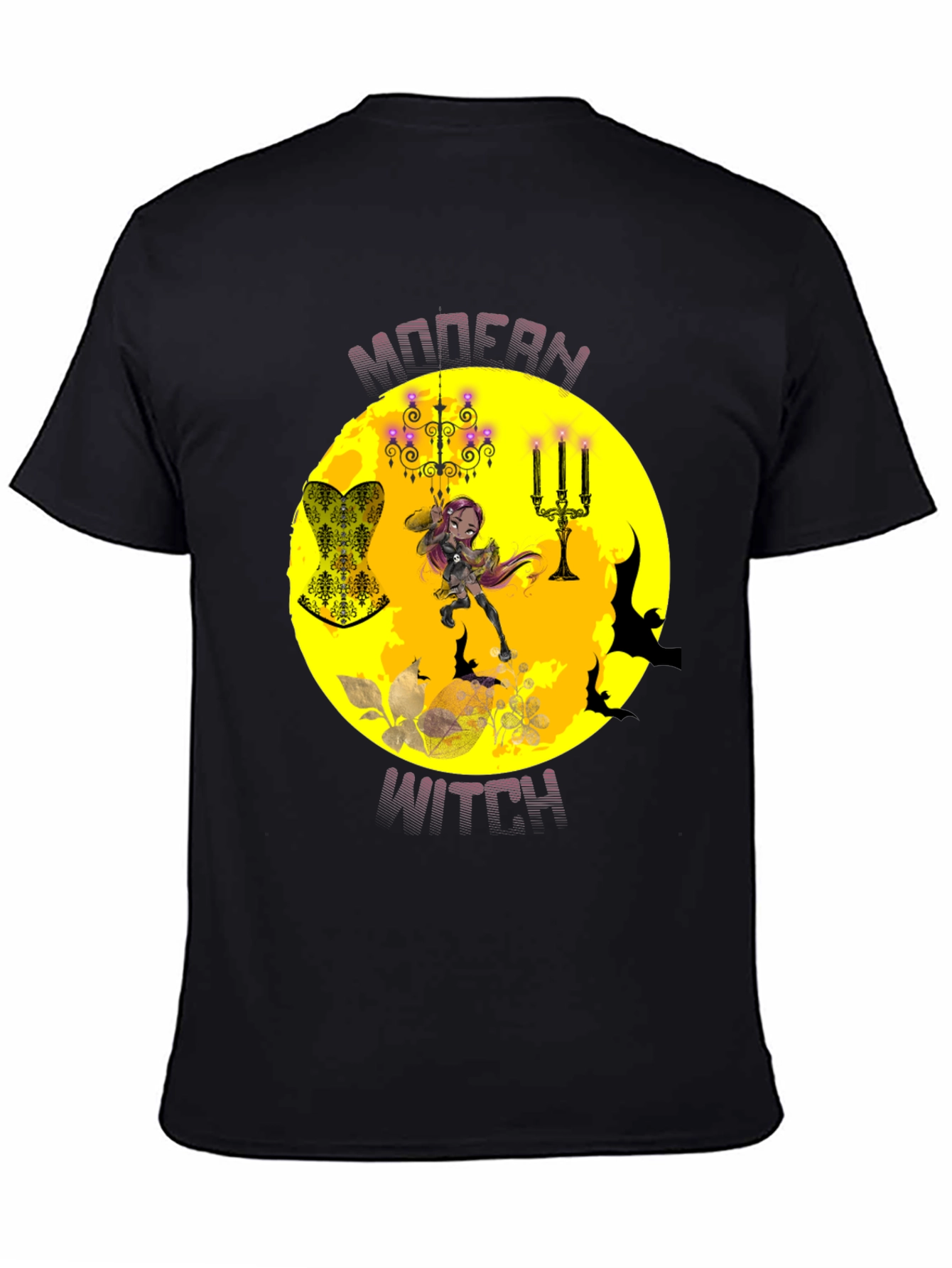 Modern Witch Graphic Tee - Halloween T-Shirt