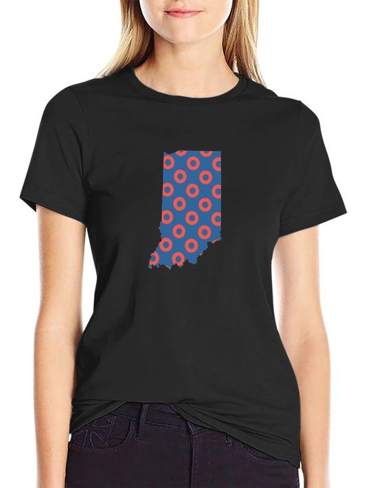 Indiana Doughnut Pattern Graphic Tee