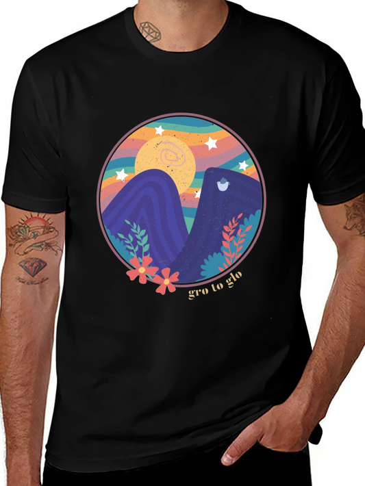Gro to Glo Graphic Tee - Black