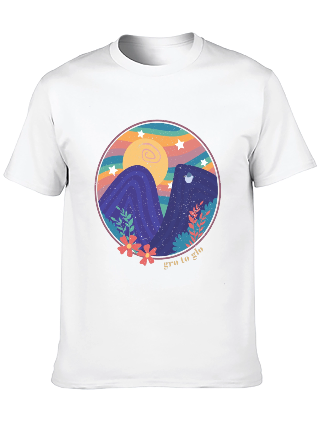 Gro to Glo Graphic Tee - Black