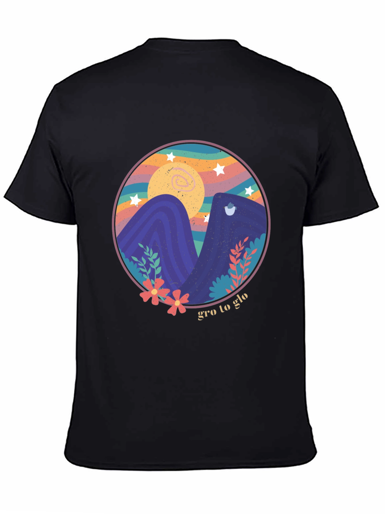 Gro to Glo Graphic Tee - Black