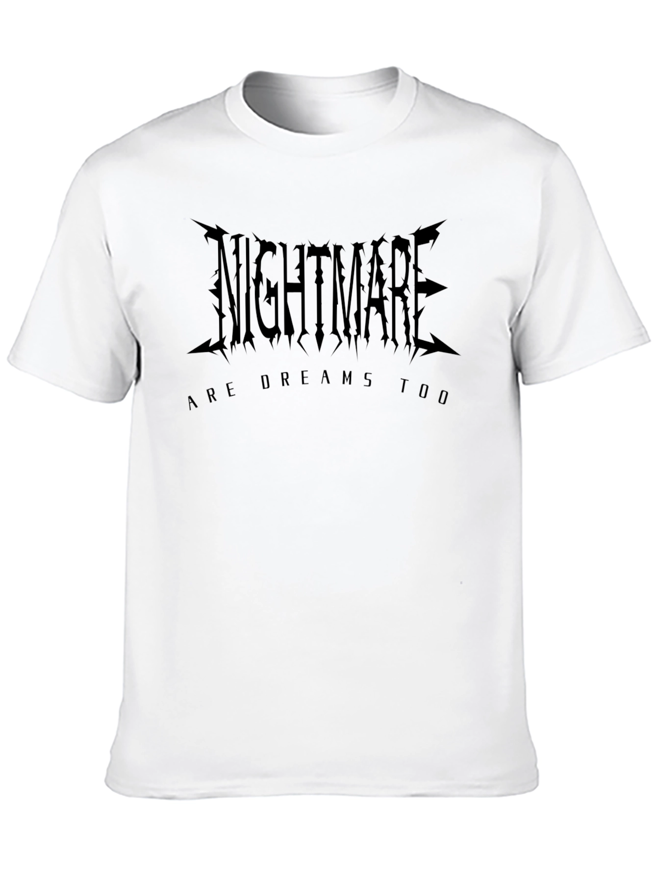 Nightmare Dreams Too Black Graphic Tee