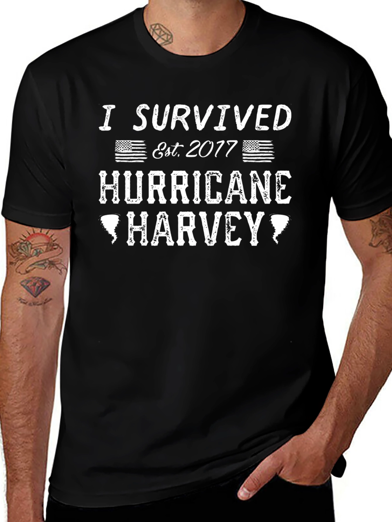 I Survived Hurricane Harvey T-Shirt