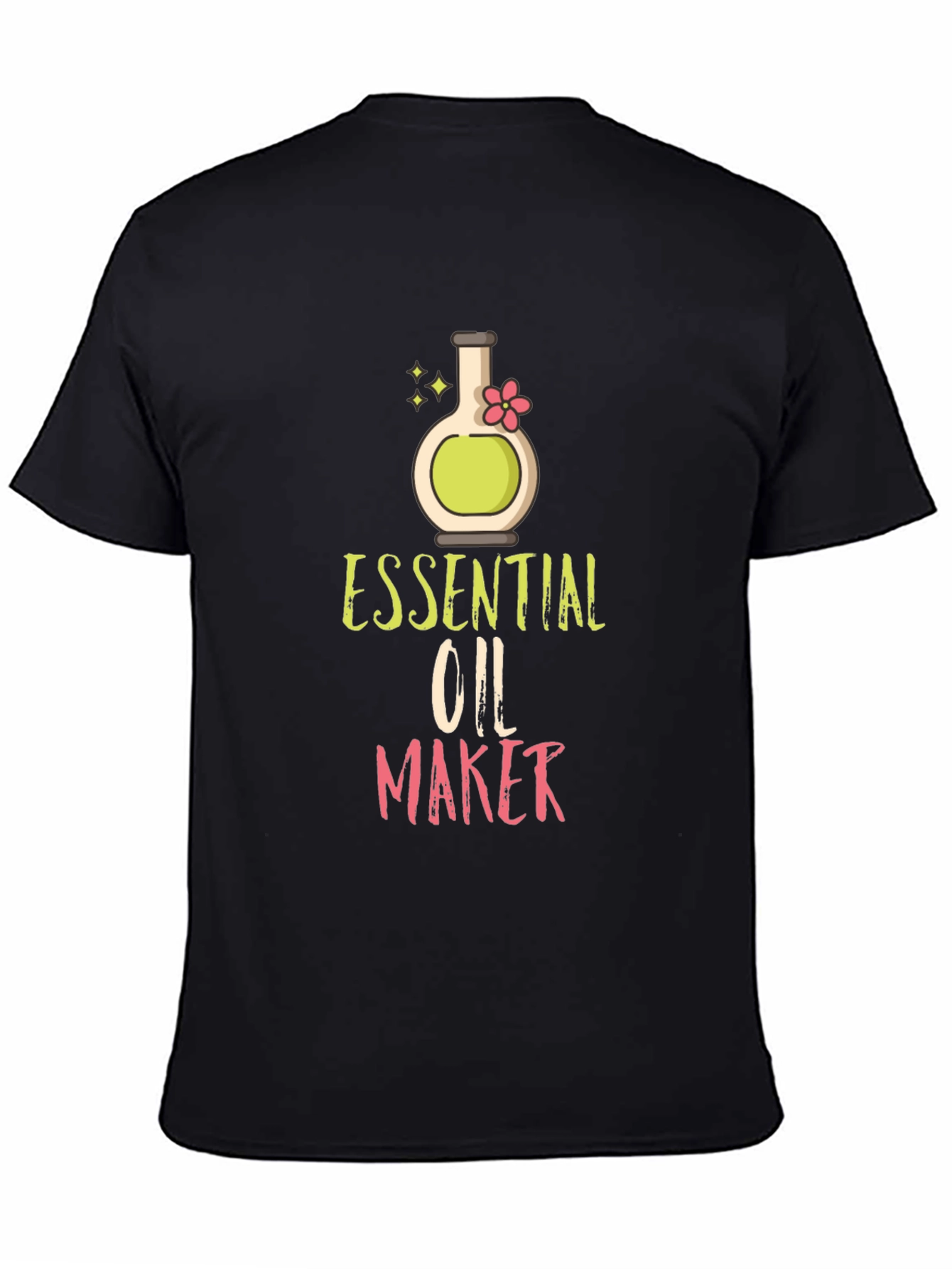 Essential Oil Maker T-Shirt - Black Cotton Blend