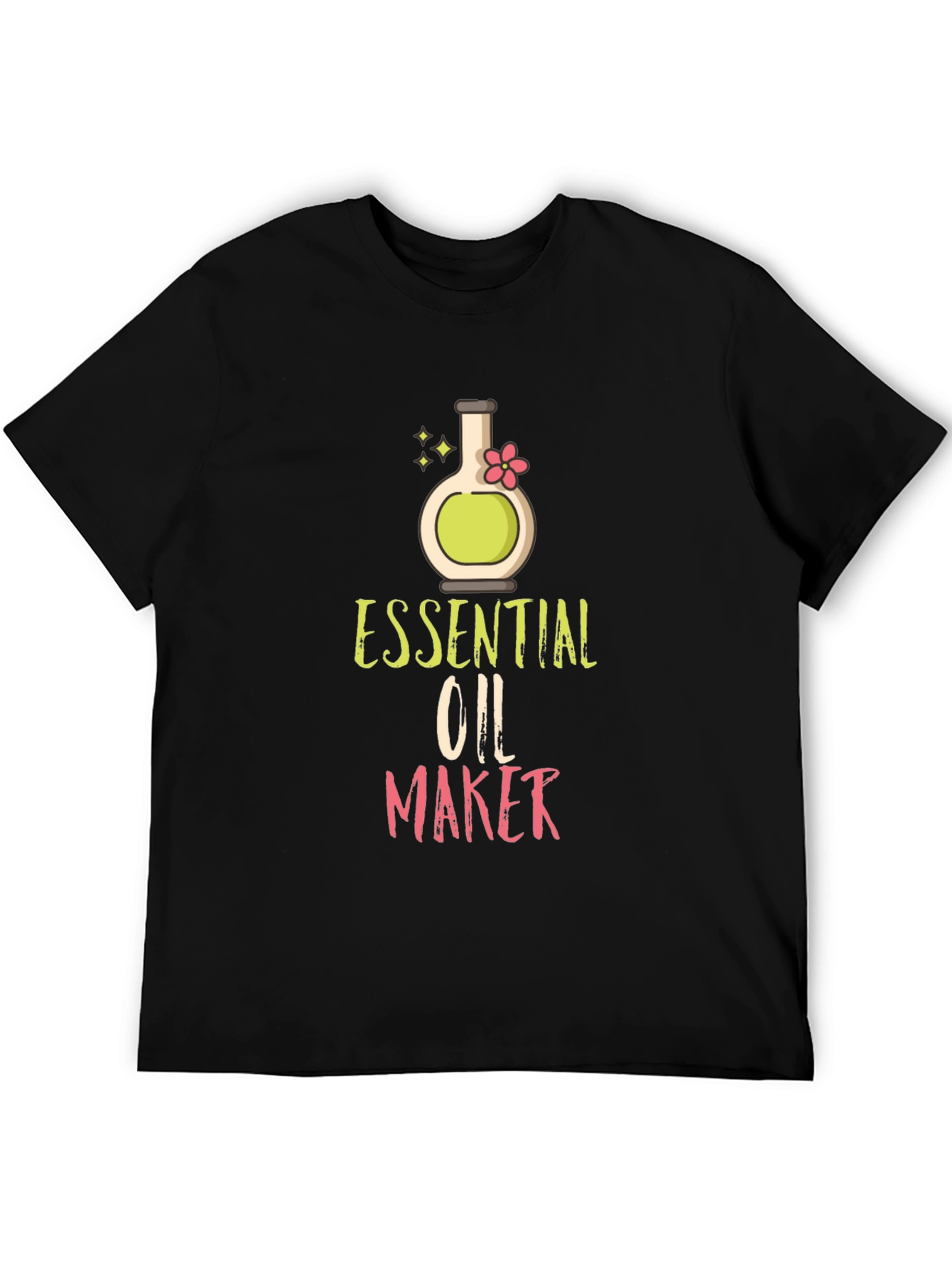 Essential Oil Maker T-Shirt - Black Cotton Blend