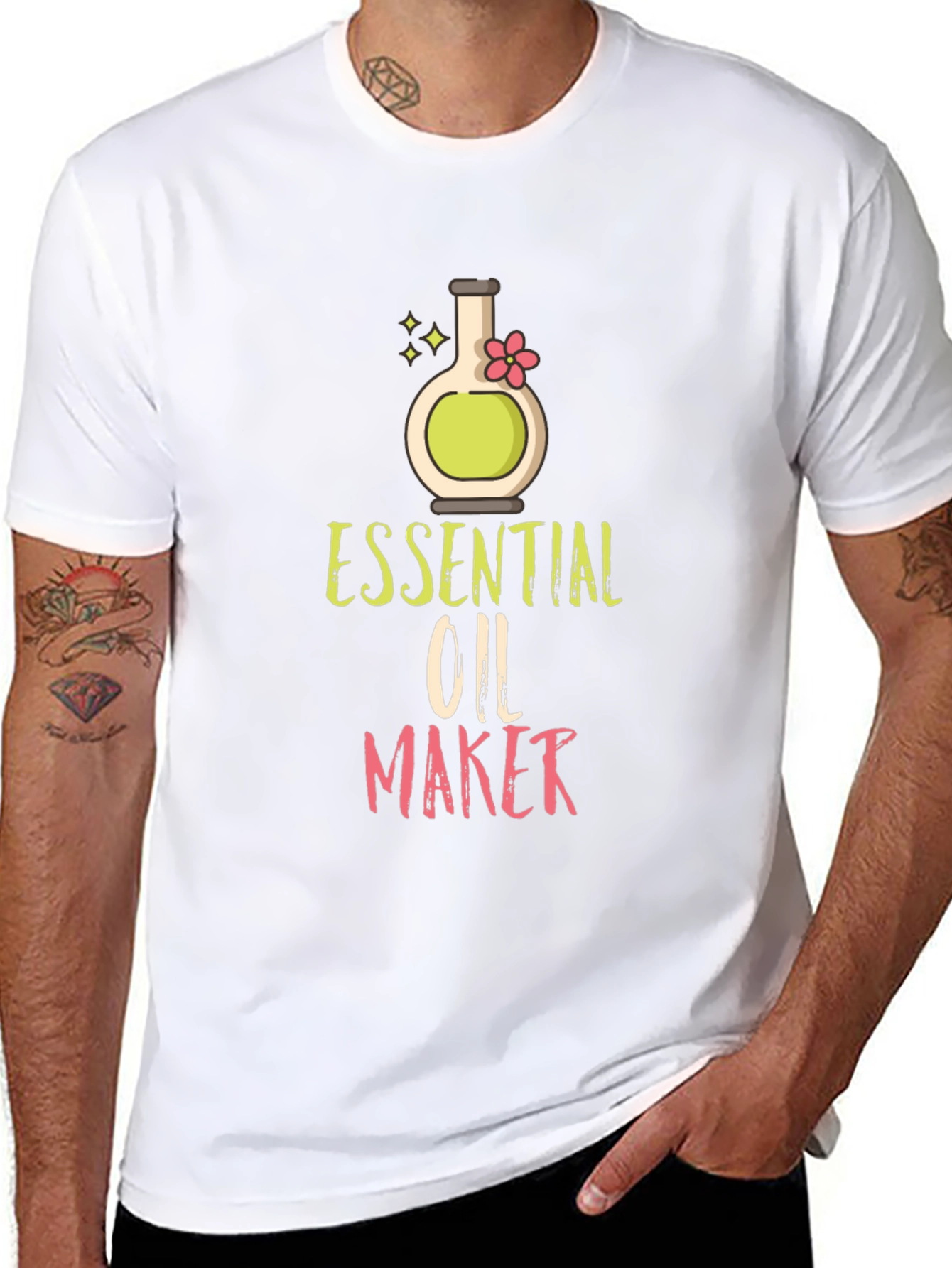 Essential Oil Maker T-Shirt - Black Cotton Blend