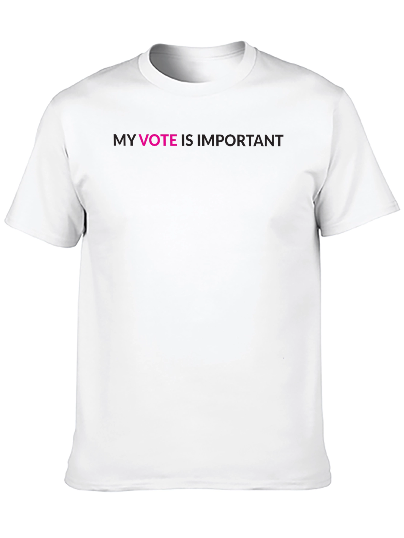 My Vote is Important Black T-Shirt