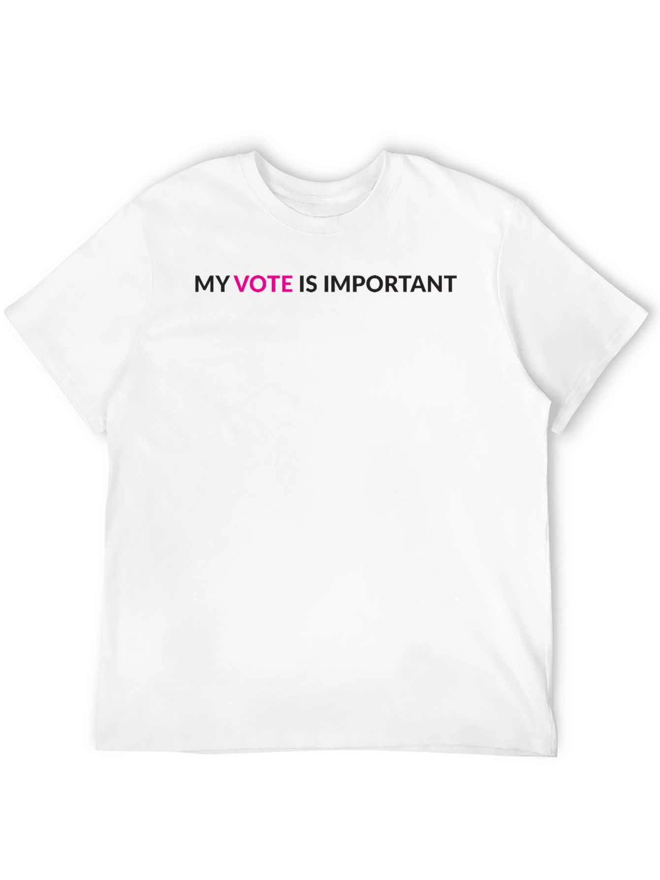 My Vote is Important Black T-Shirt