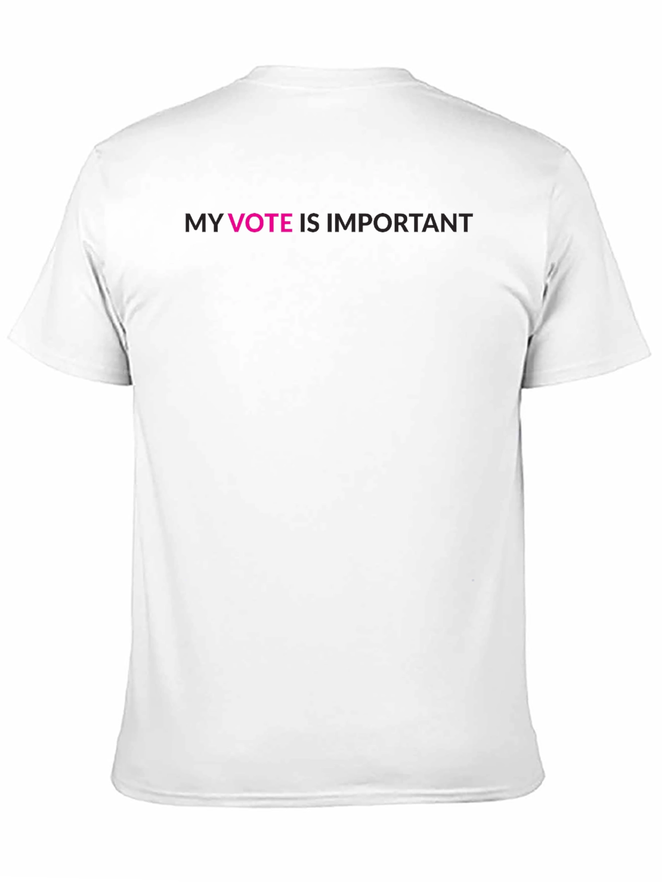 My Vote is Important Black T-Shirt