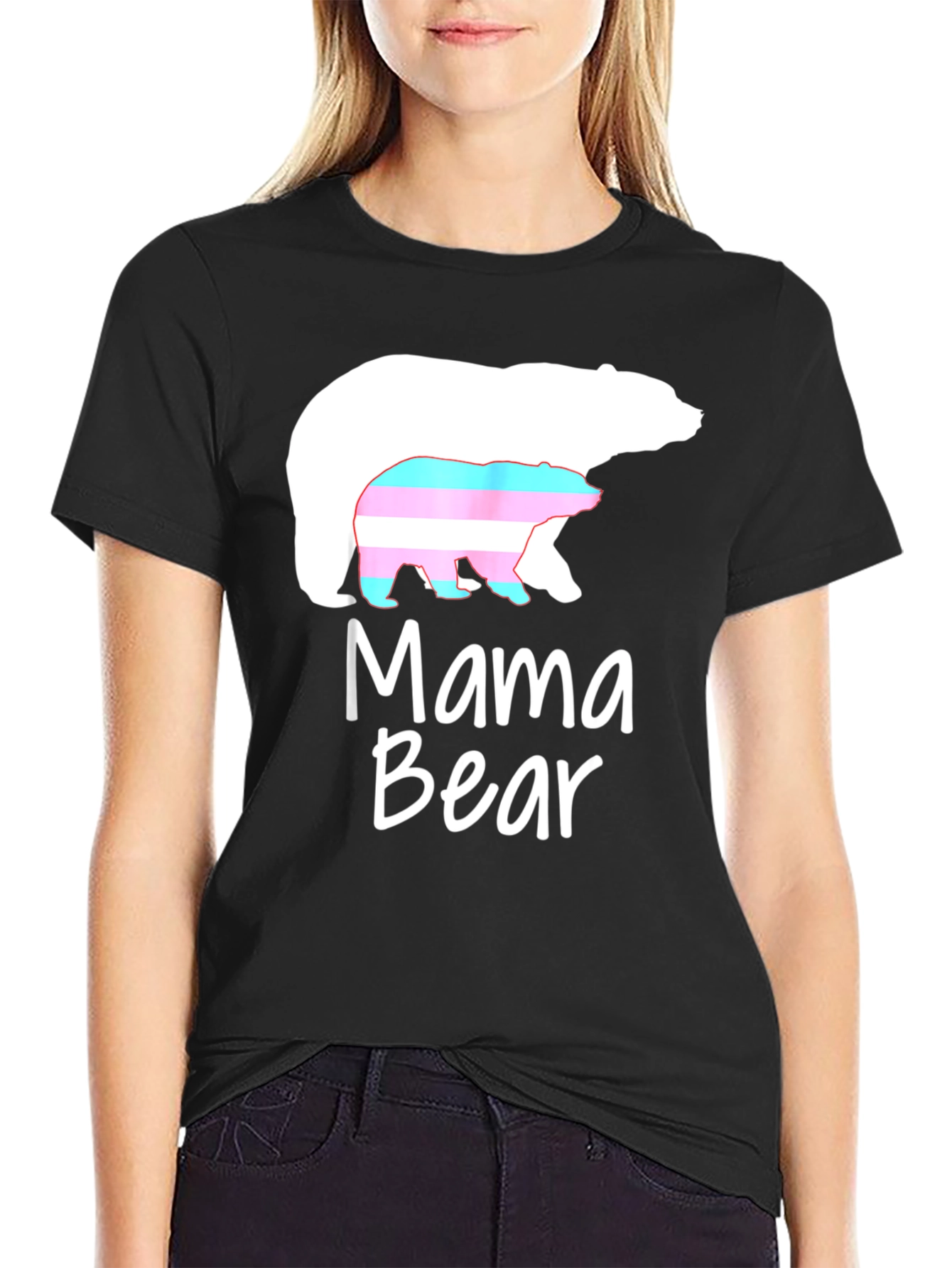 Mama Bear Transgender Pride T-Shirt