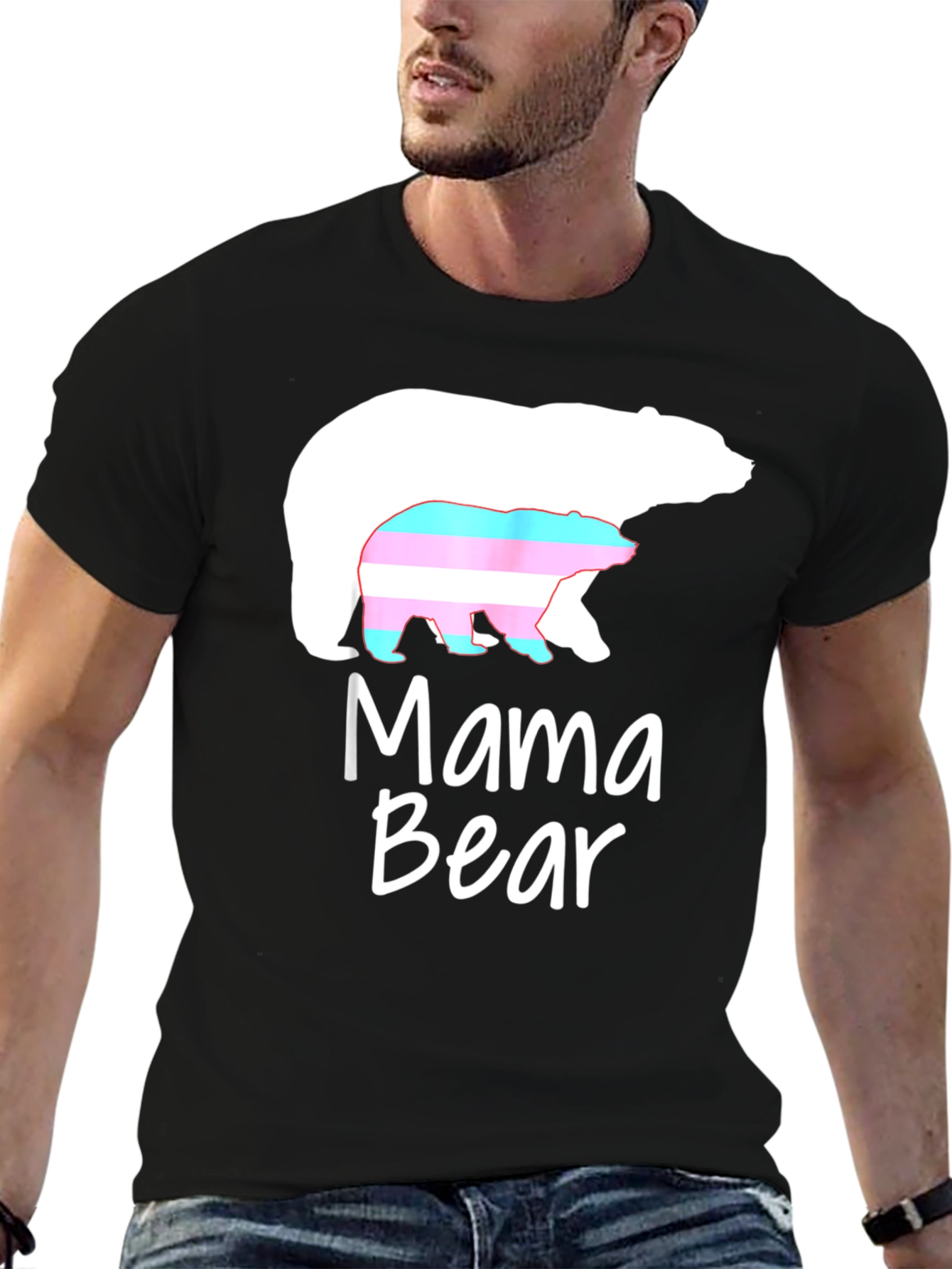 Mama Bear Transgender Pride T-Shirt