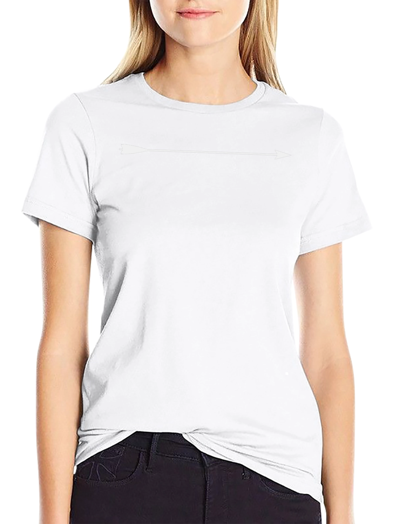 Arrow Graphic Tee - Modern Minimalist Design