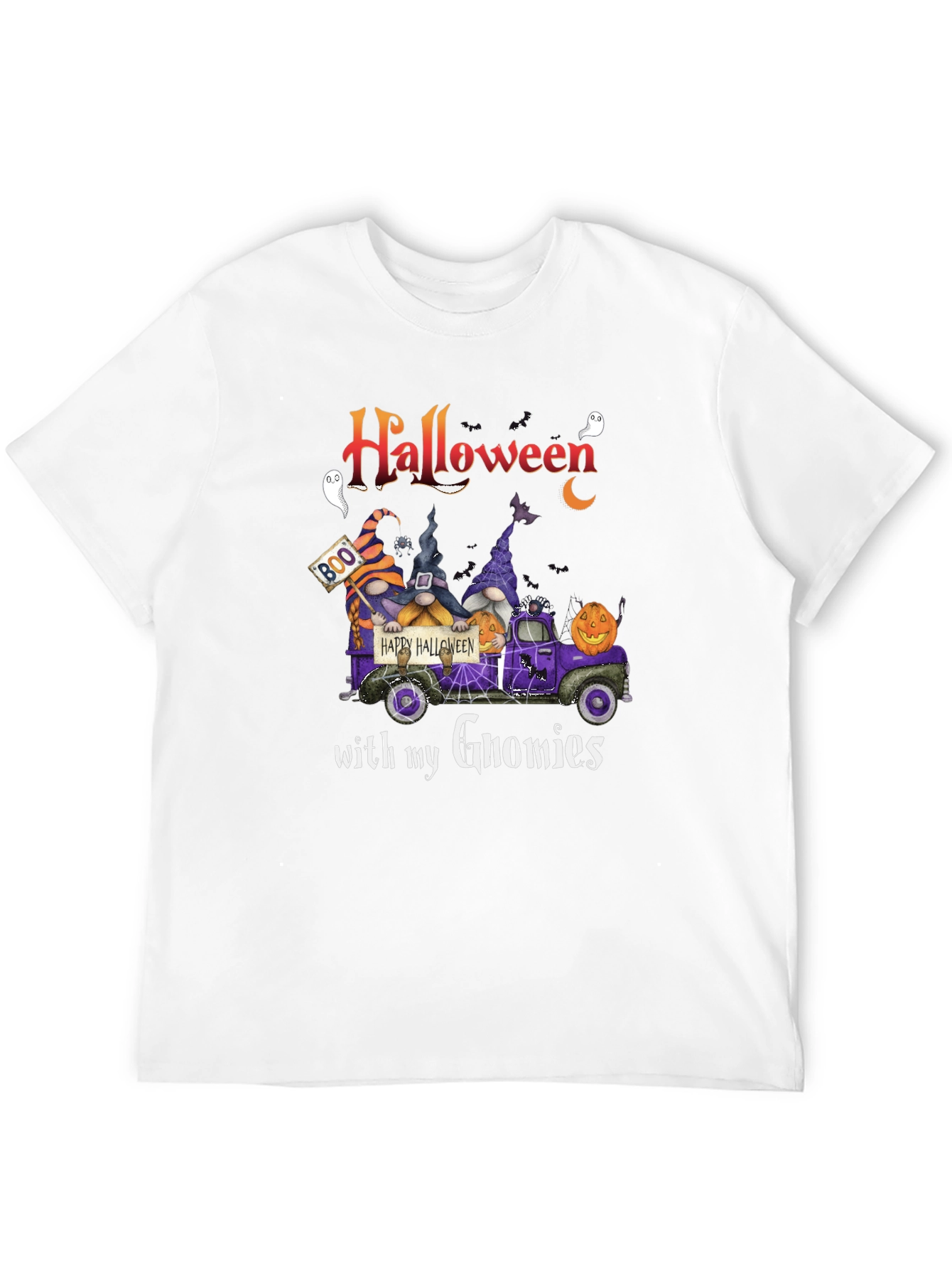 Halloween Gnome Truck T-Shirt
