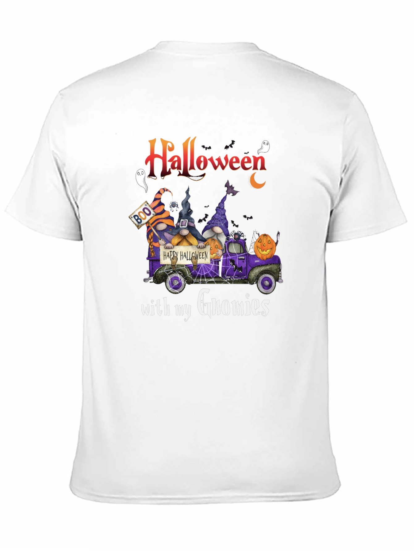 Halloween Gnome Truck T-Shirt