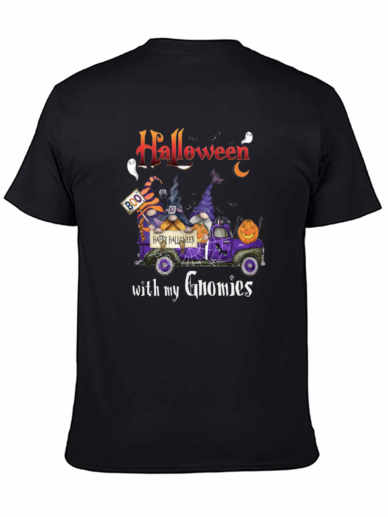 Halloween Gnome Truck T-Shirt