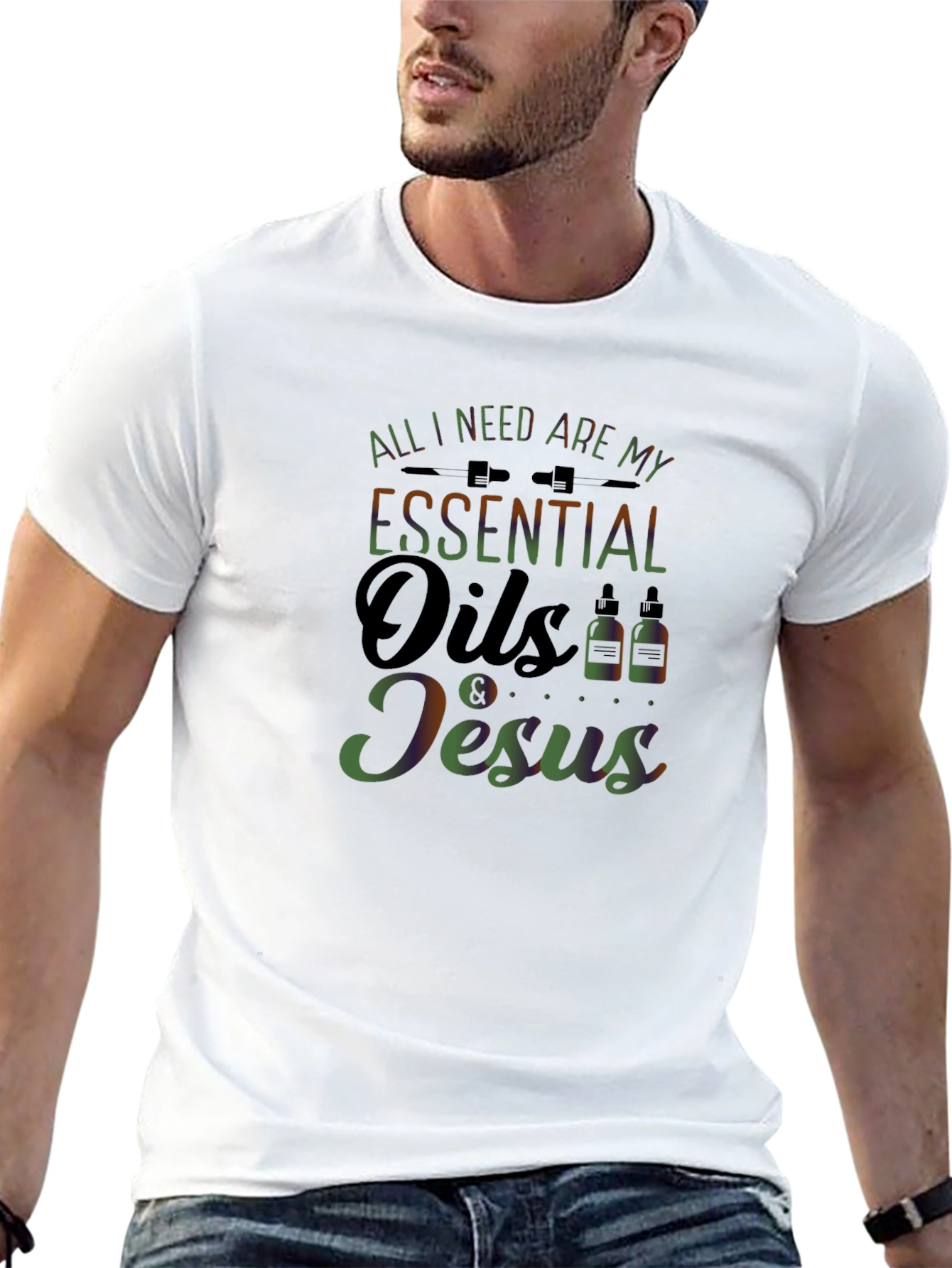 Essential Oils & Jesus T-Shirt