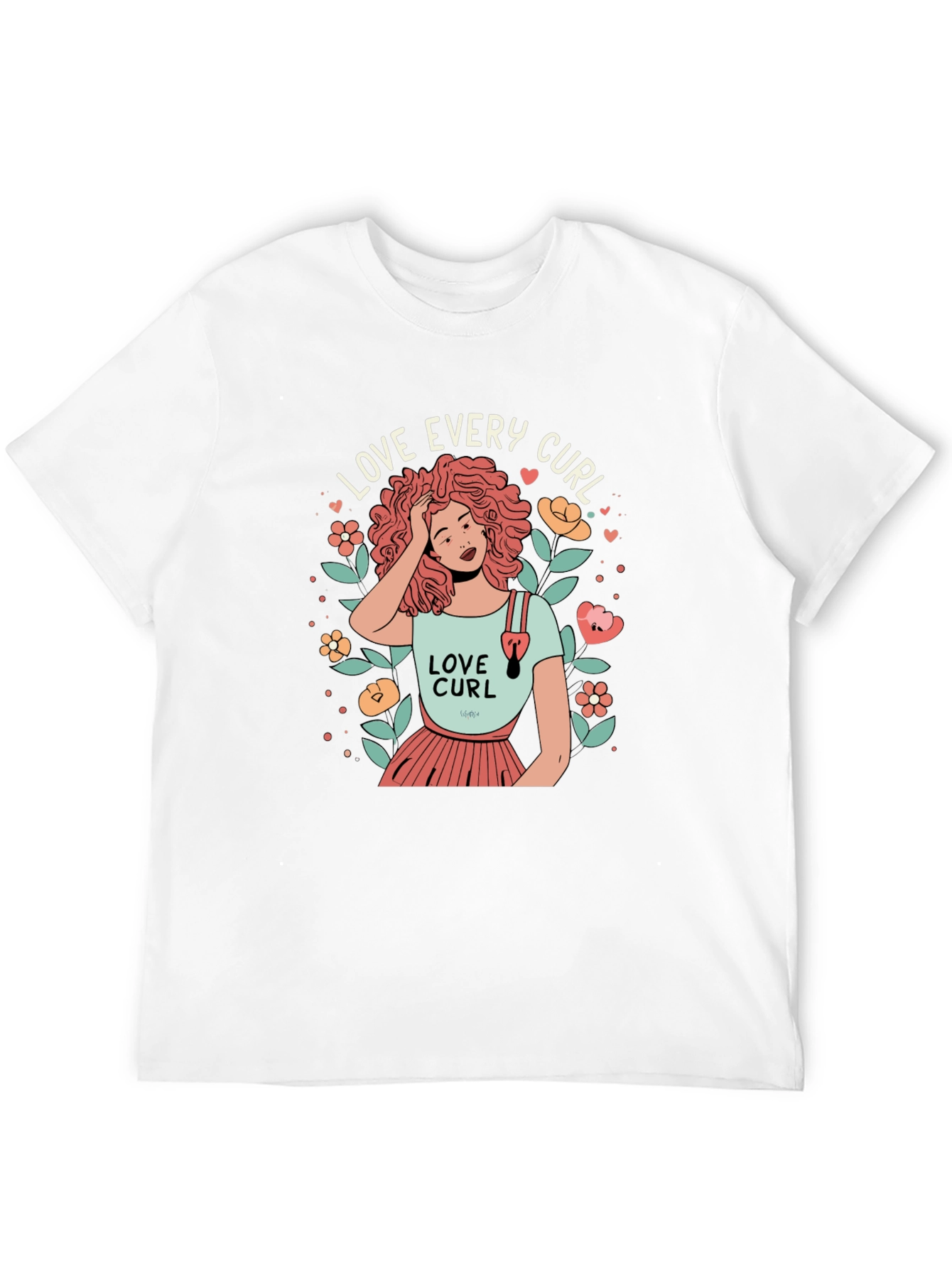 Love Every Curl Graphic Tee