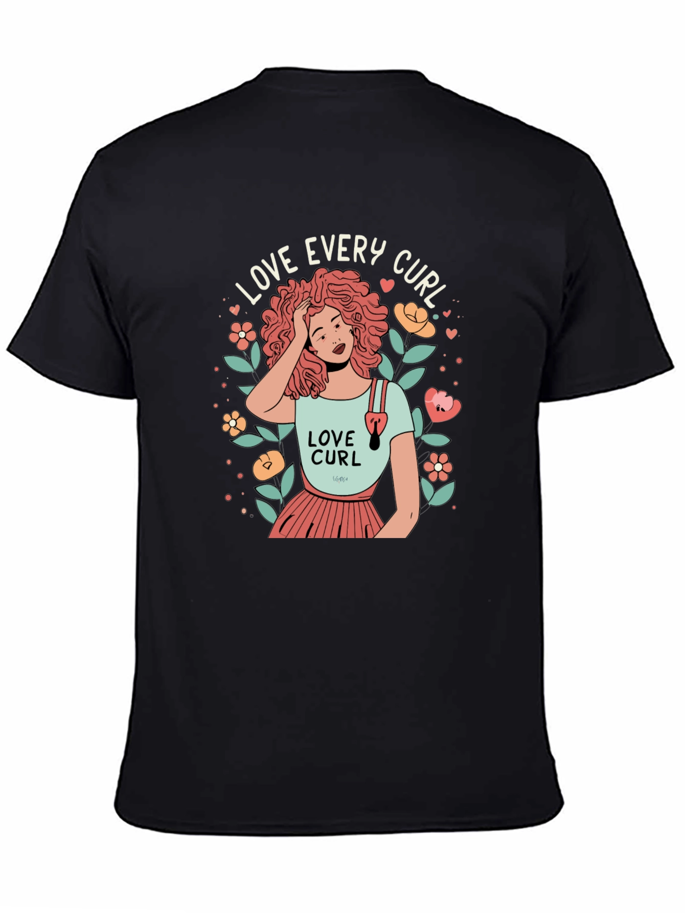 Love Every Curl Graphic Tee