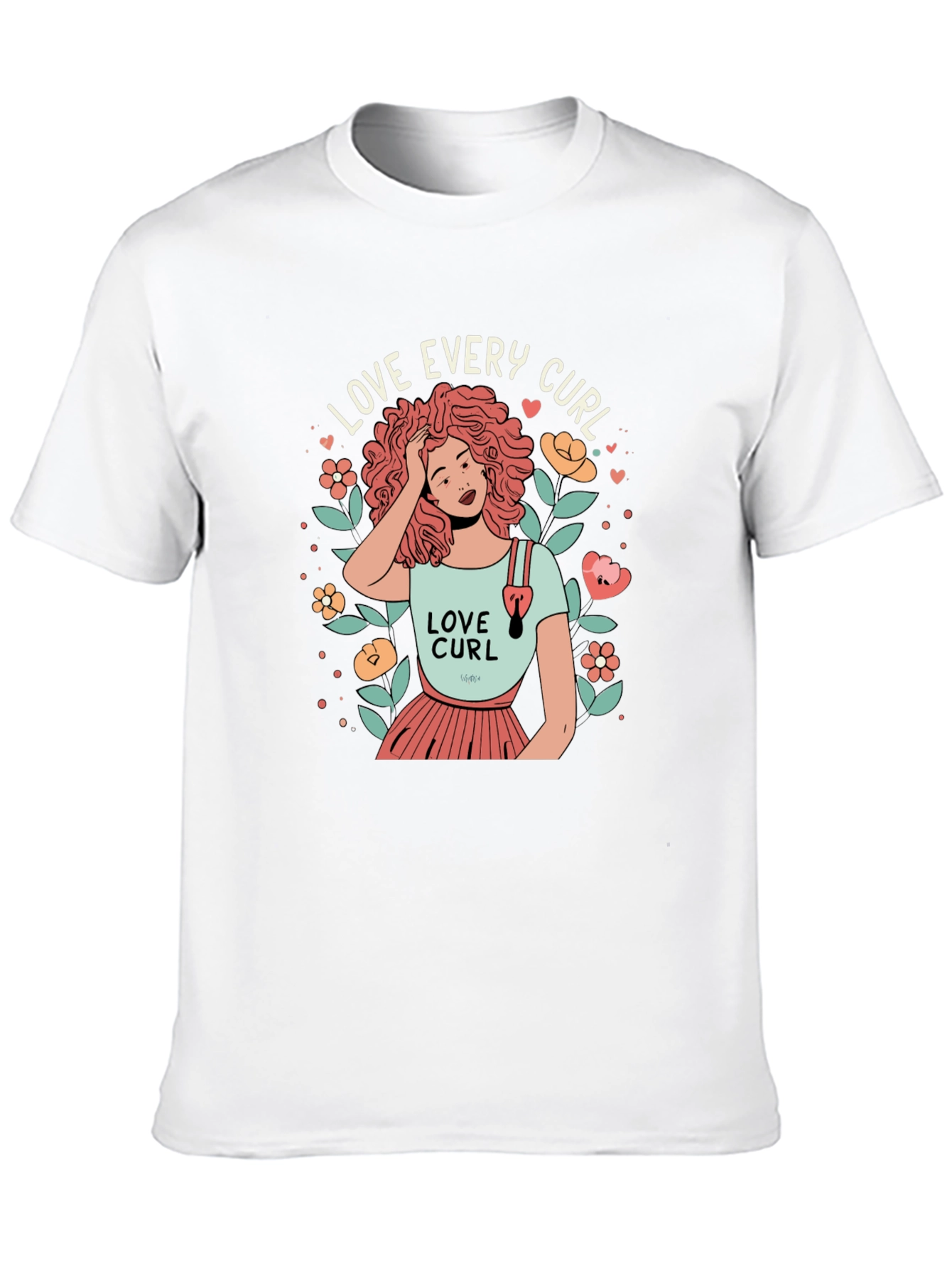 Love Every Curl Graphic Tee