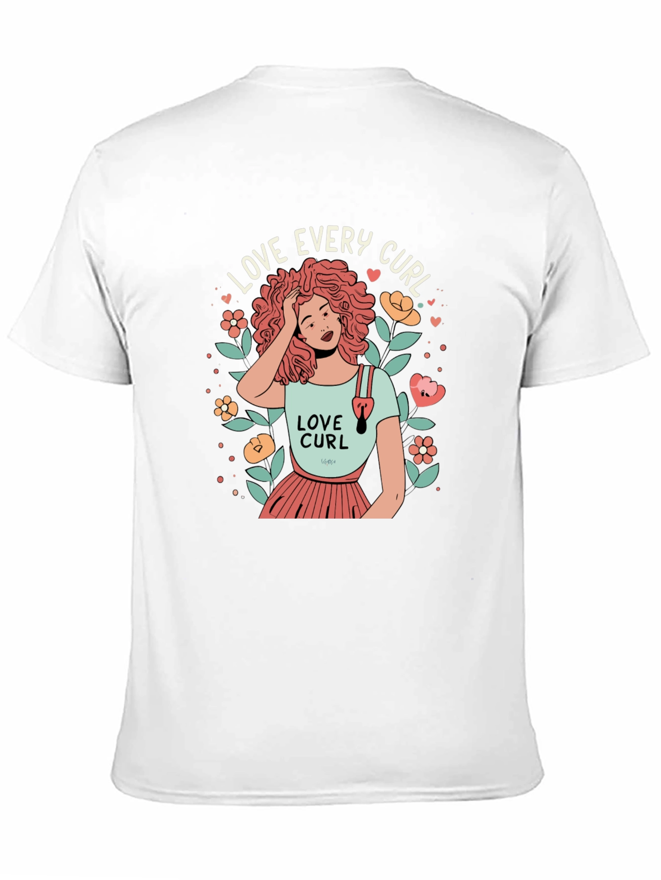 Love Every Curl Graphic Tee