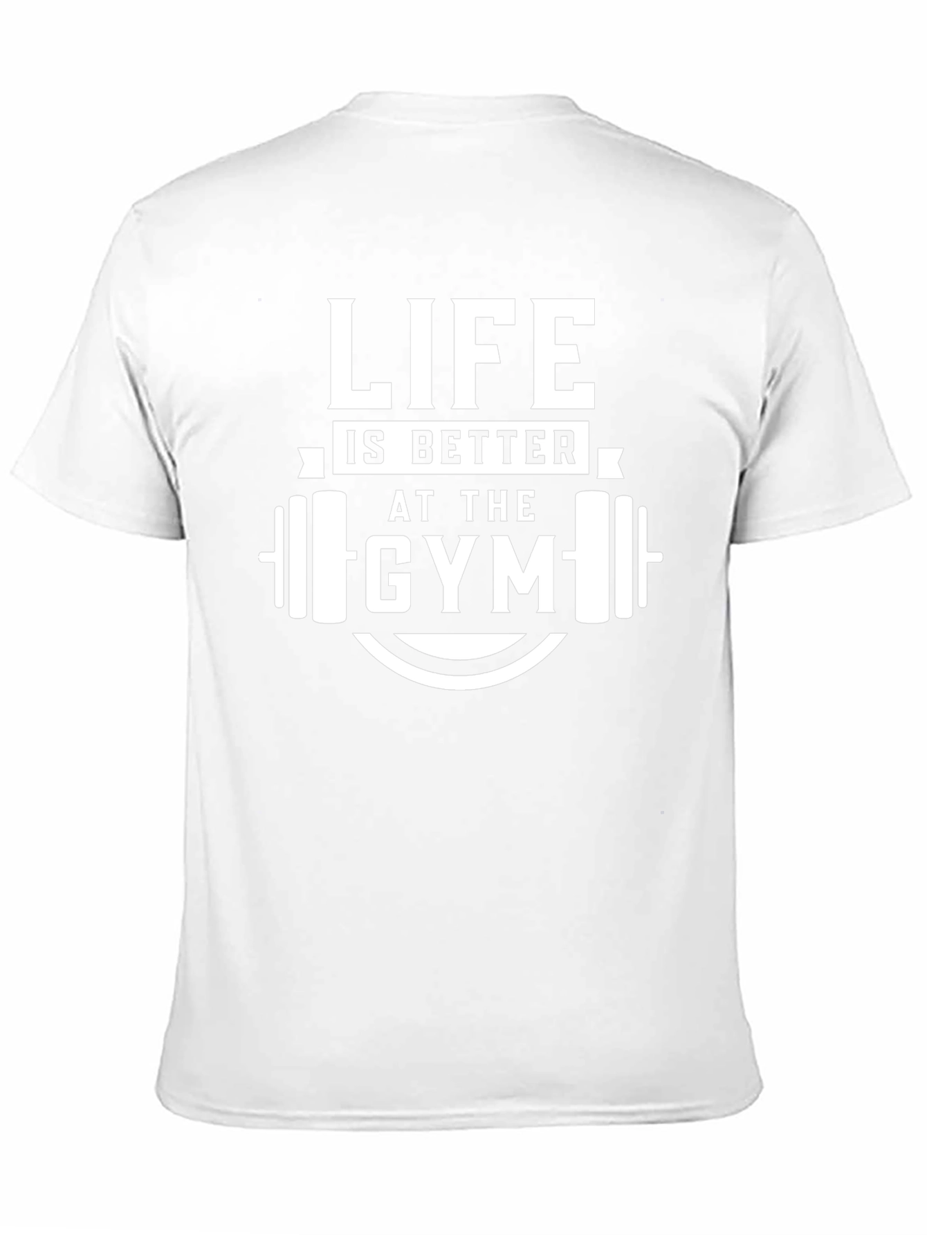Life is Better at the Gym Black Graphic T-Shirt