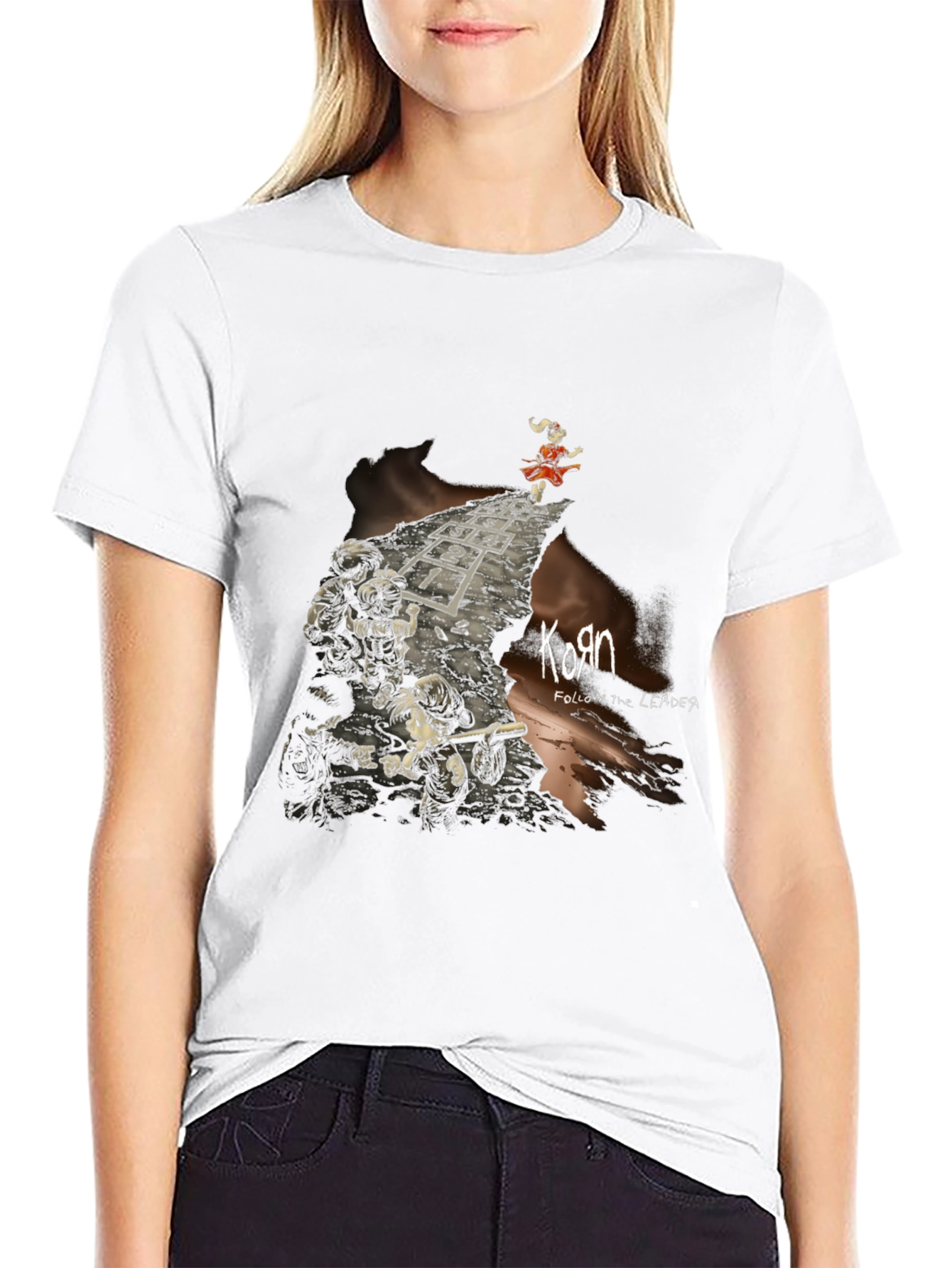 Korn Follow The Leader Graphic Tee - Black