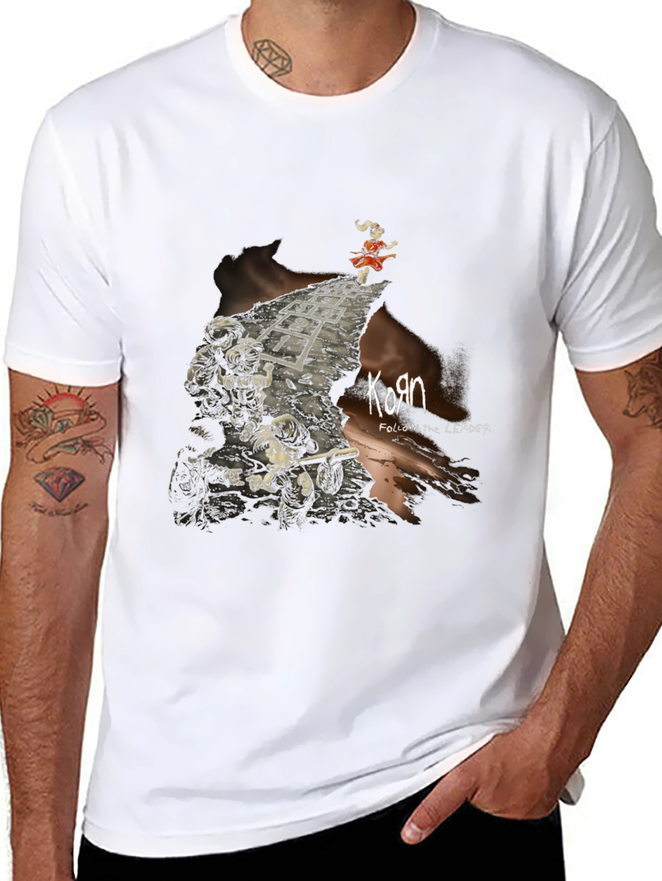 Korn Follow The Leader Graphic Tee - Black