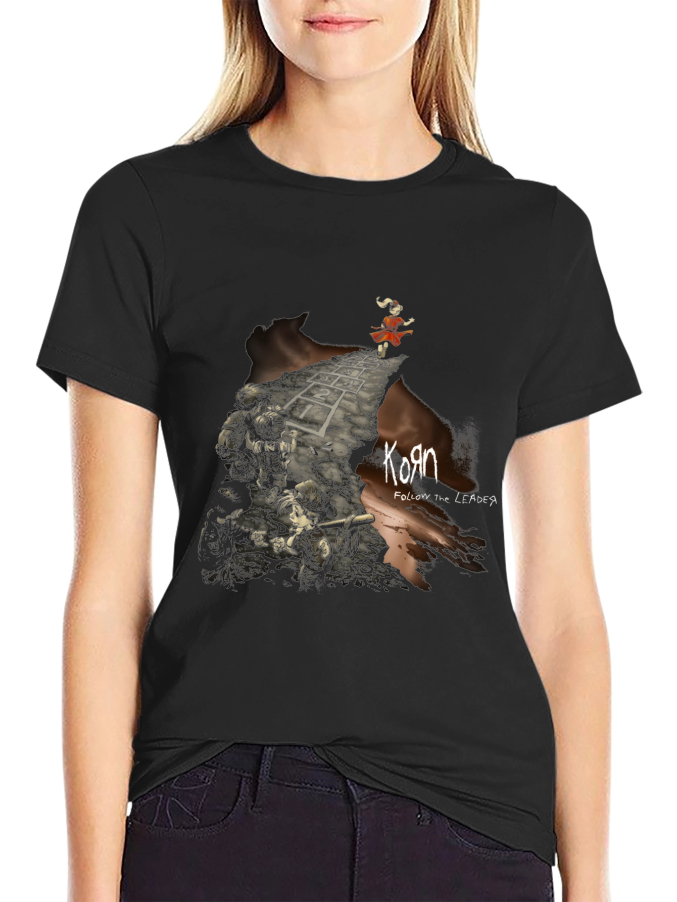 Korn Follow The Leader Graphic Tee - Black