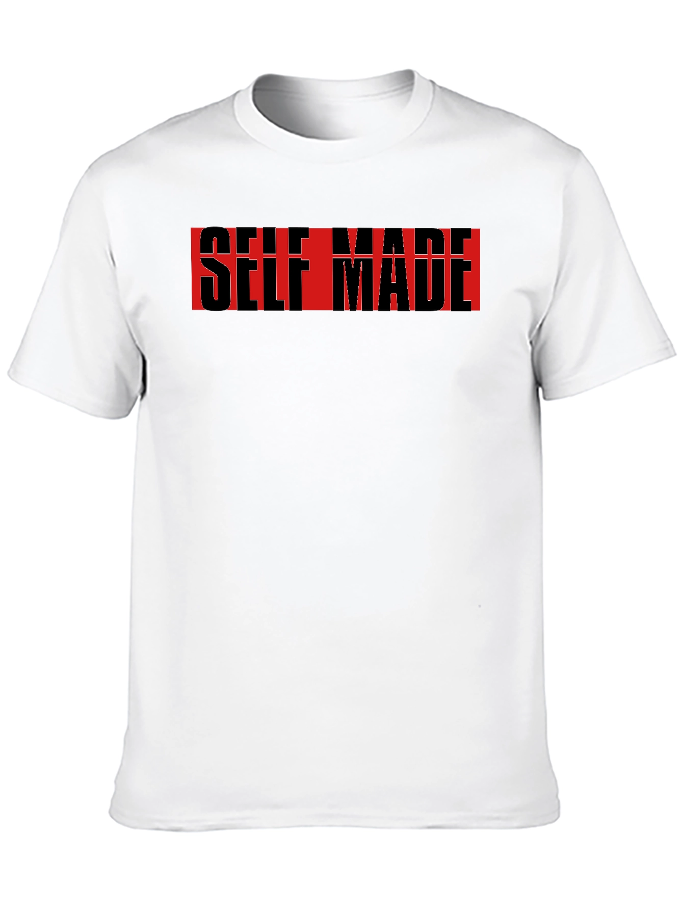 Self Made Black Graphic T-Shirt
