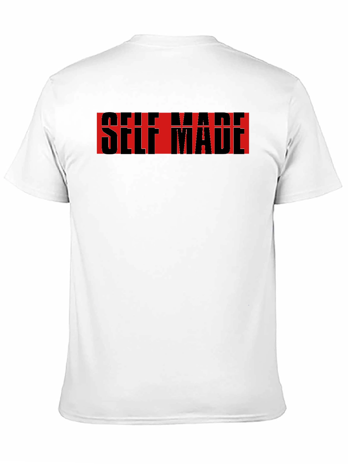 Self Made Black Graphic T-Shirt