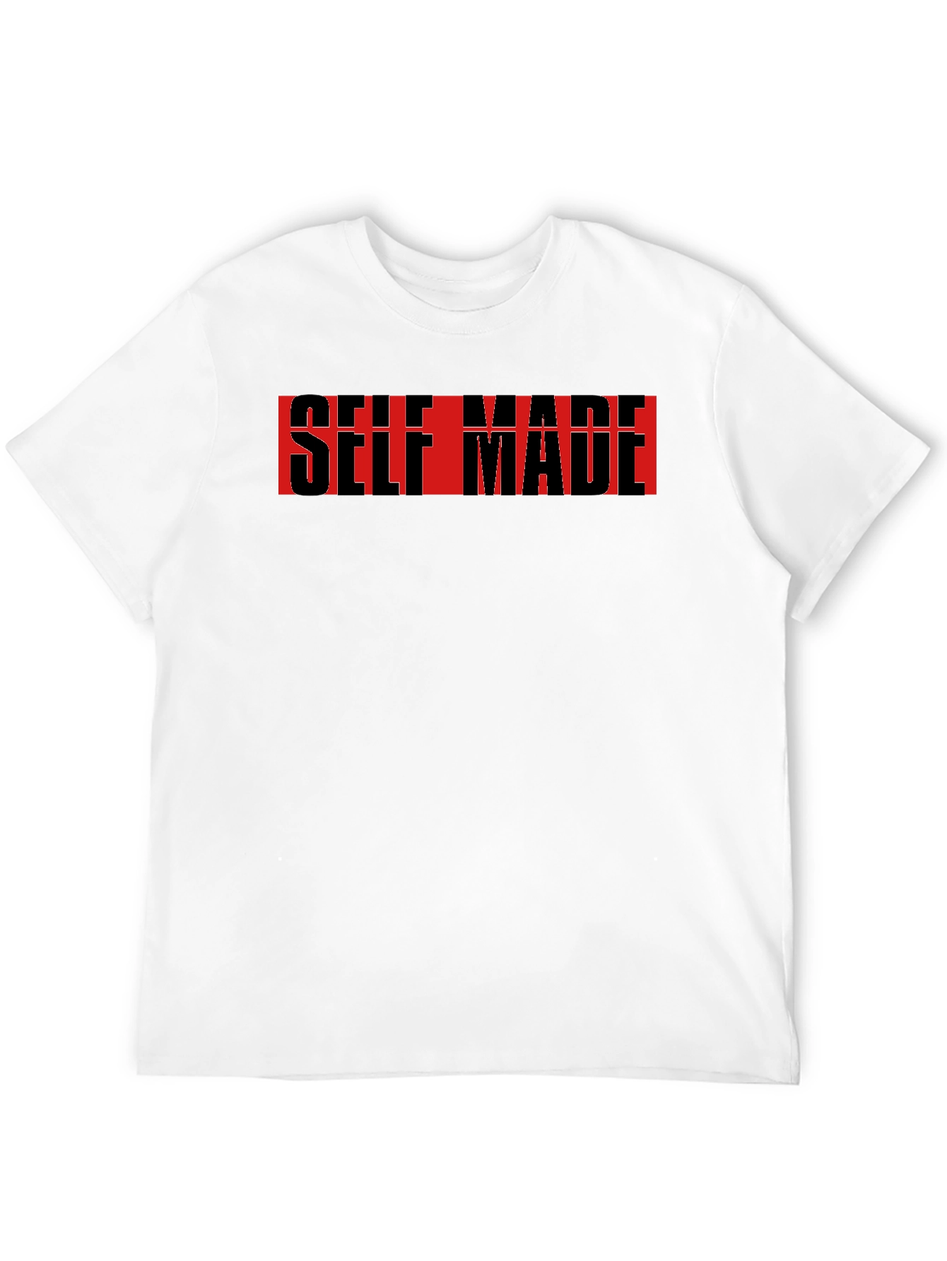 Self Made Black Graphic T-Shirt