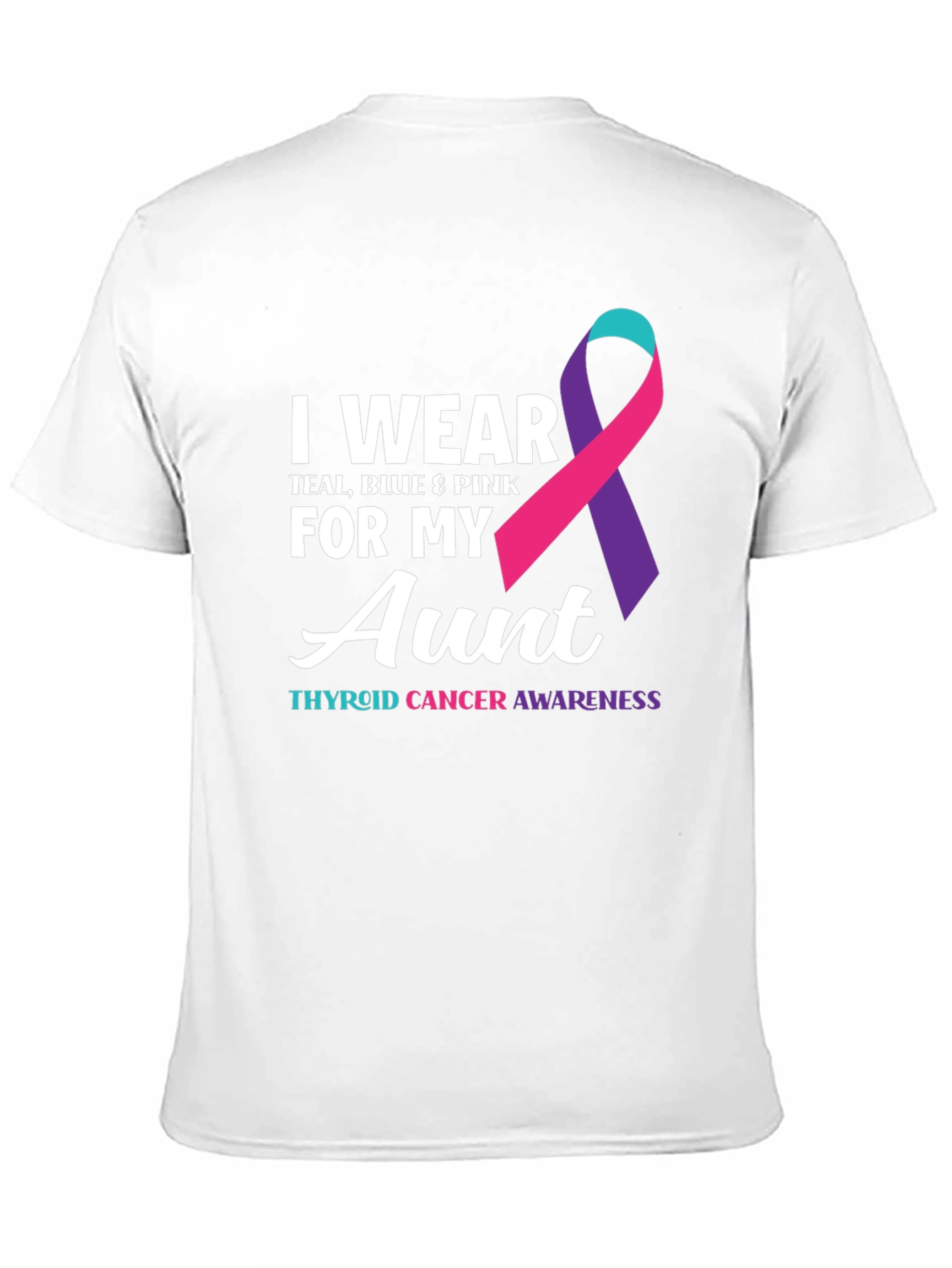 Thyroid Cancer Awareness Aunt T-Shirt