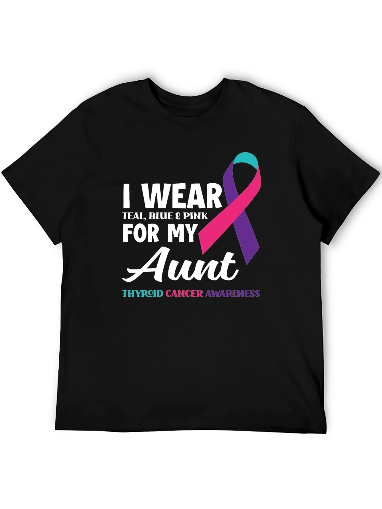 Thyroid Cancer Awareness Aunt T-Shirt