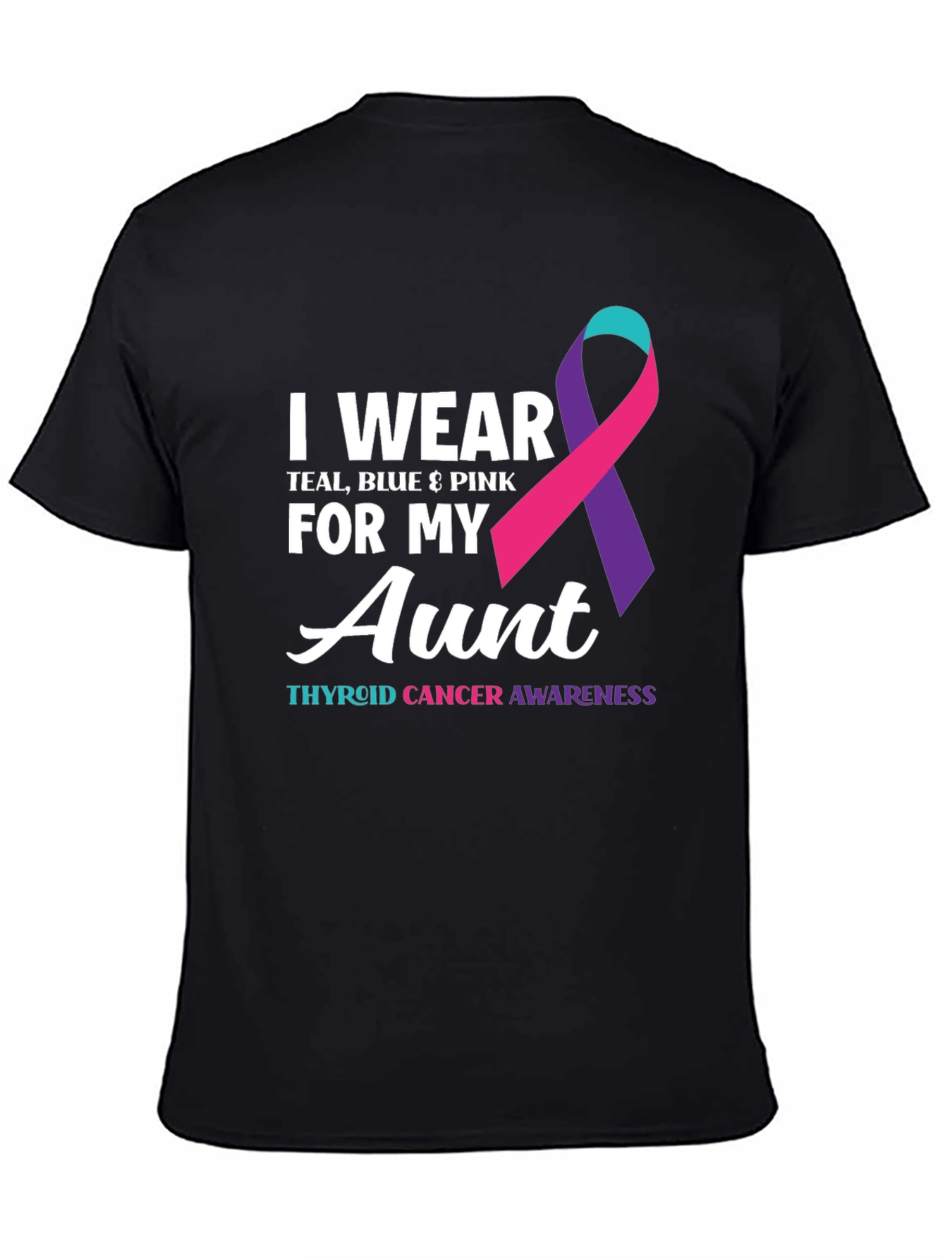 Thyroid Cancer Awareness Aunt T-Shirt