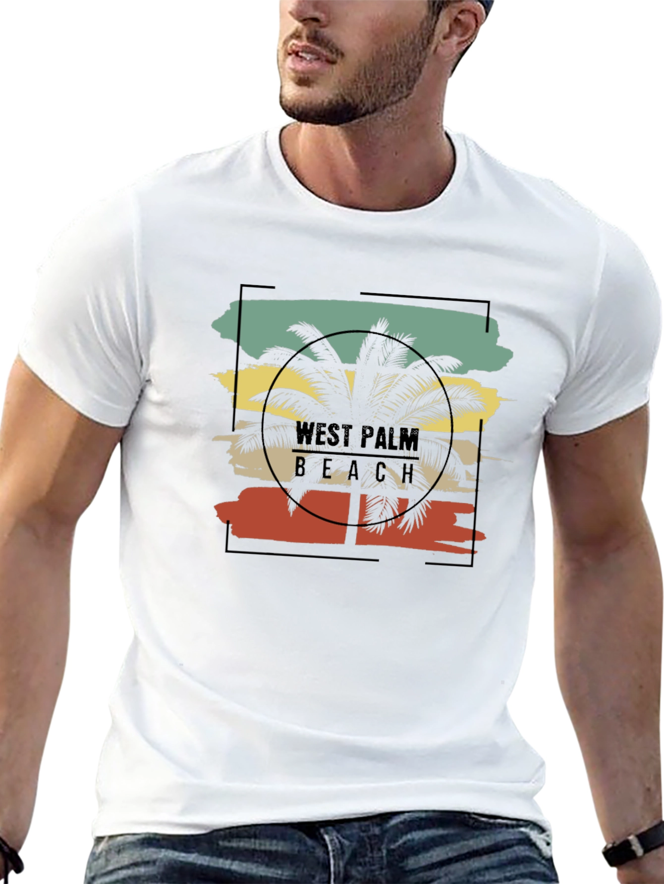West Palm Beach Palm Tree Graphic Tee