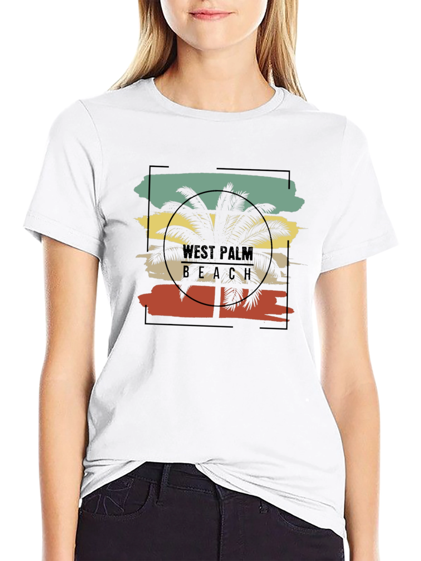 West Palm Beach Palm Tree Graphic Tee