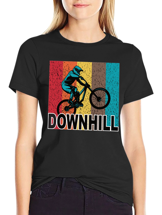 Downhill Mountain Biking Graphic Tee