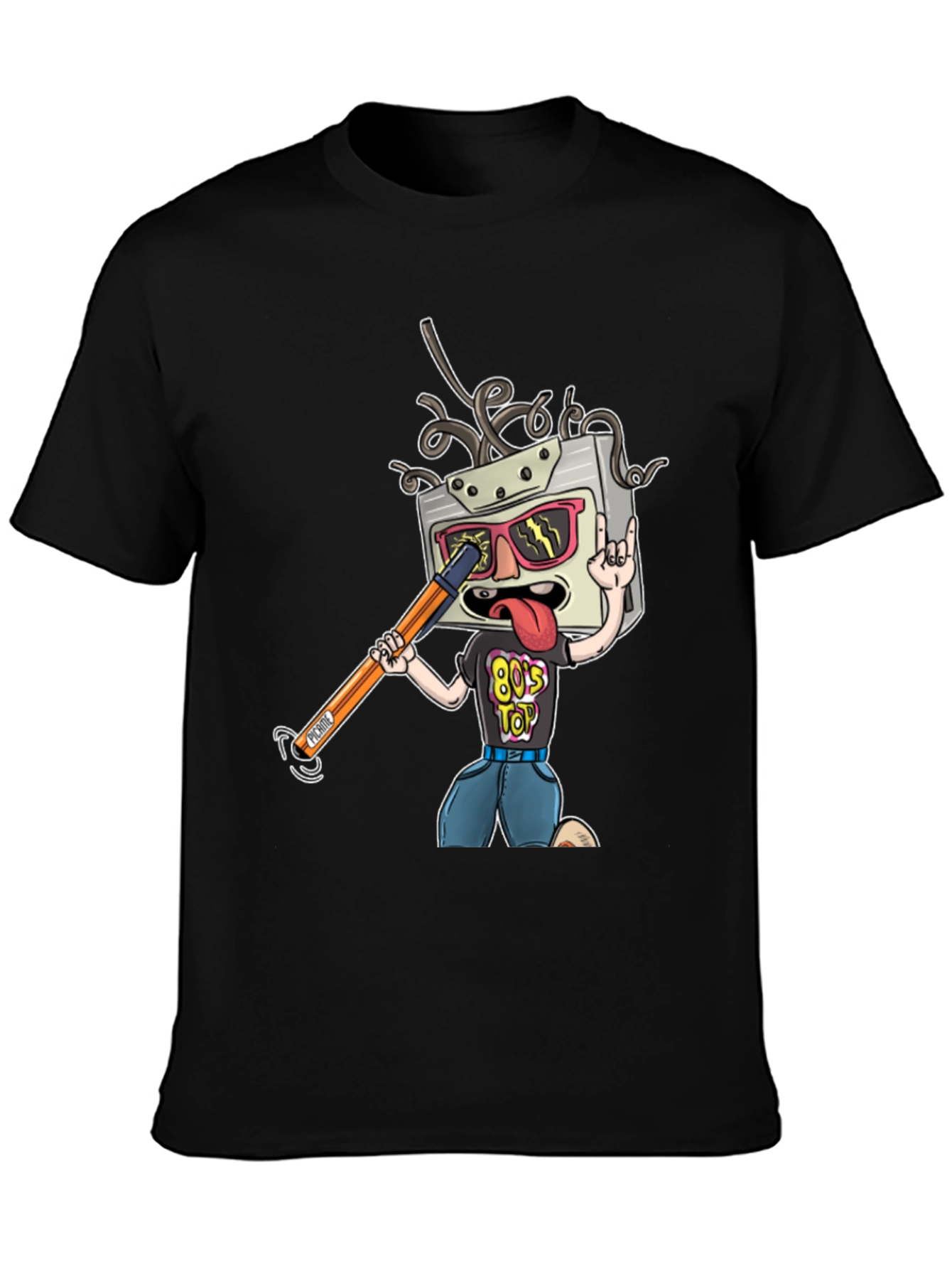 Retro Robot T-Shirt - 80s Top Tee