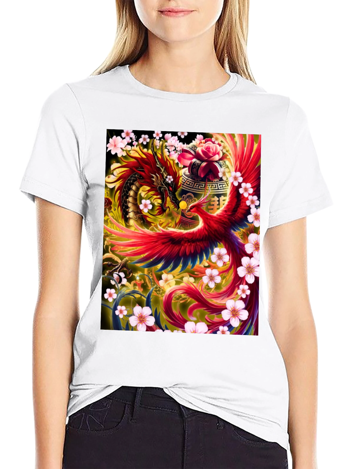 Dragon & Phoenix Graphic Tee