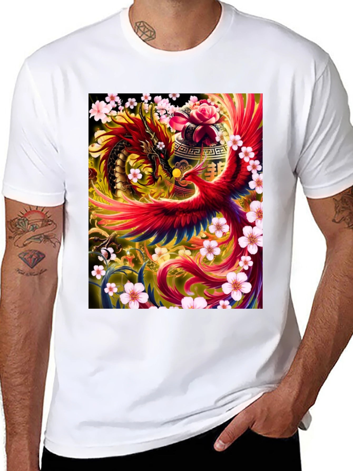 Dragon & Phoenix Graphic Tee