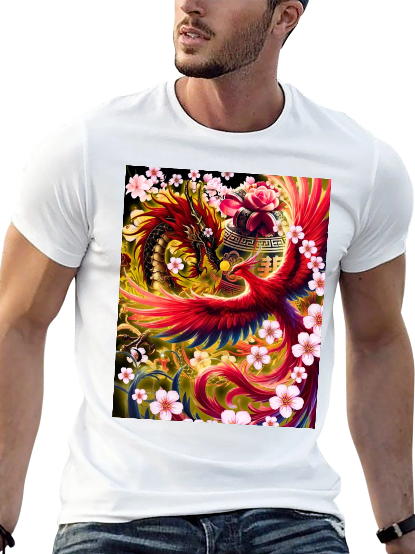 Dragon & Phoenix Graphic Tee