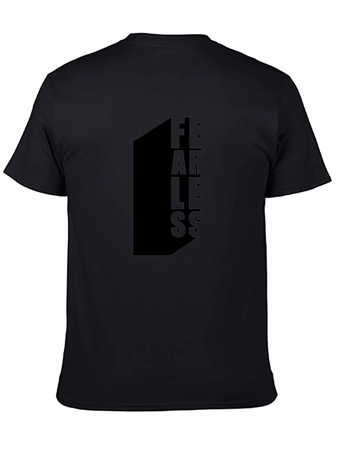 Fearless Black Graphic Tee