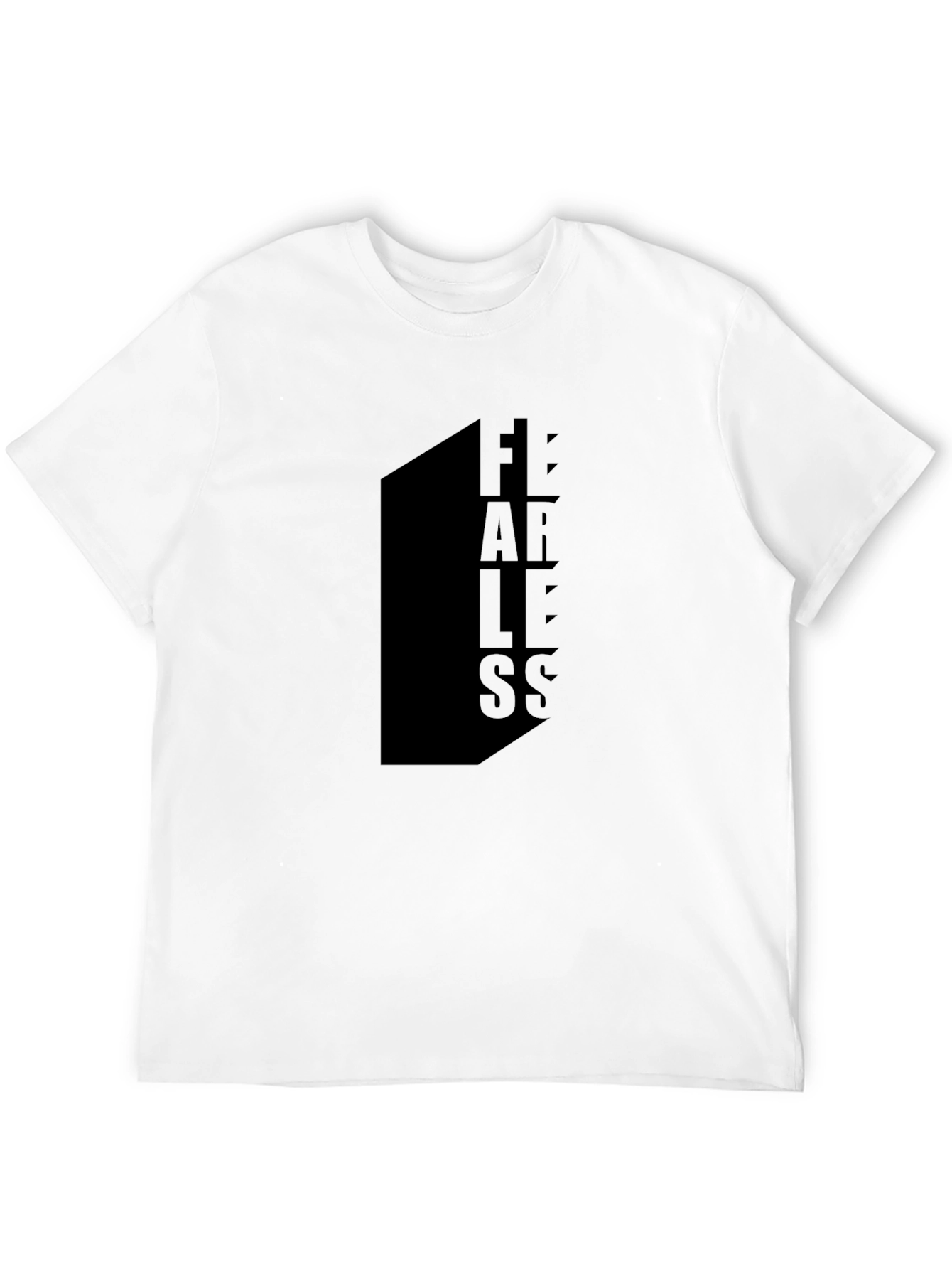 Fearless Black Graphic Tee