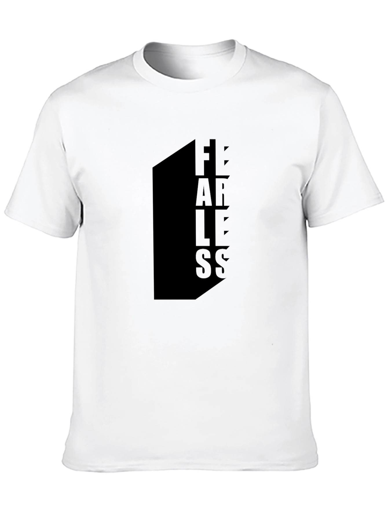 Fearless Black Graphic Tee