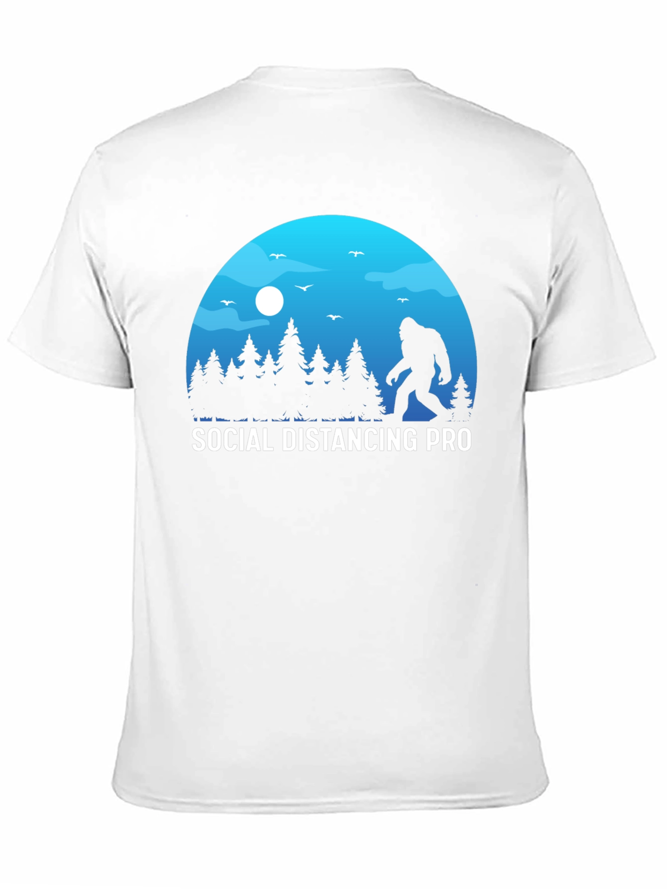 Social Distancing Pro Bigfoot T-Shirt