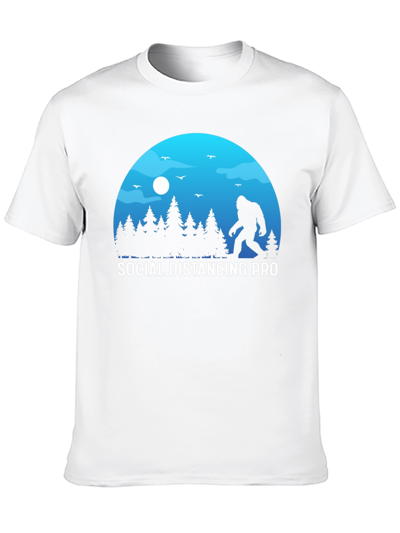 Social Distancing Pro Bigfoot T-Shirt
