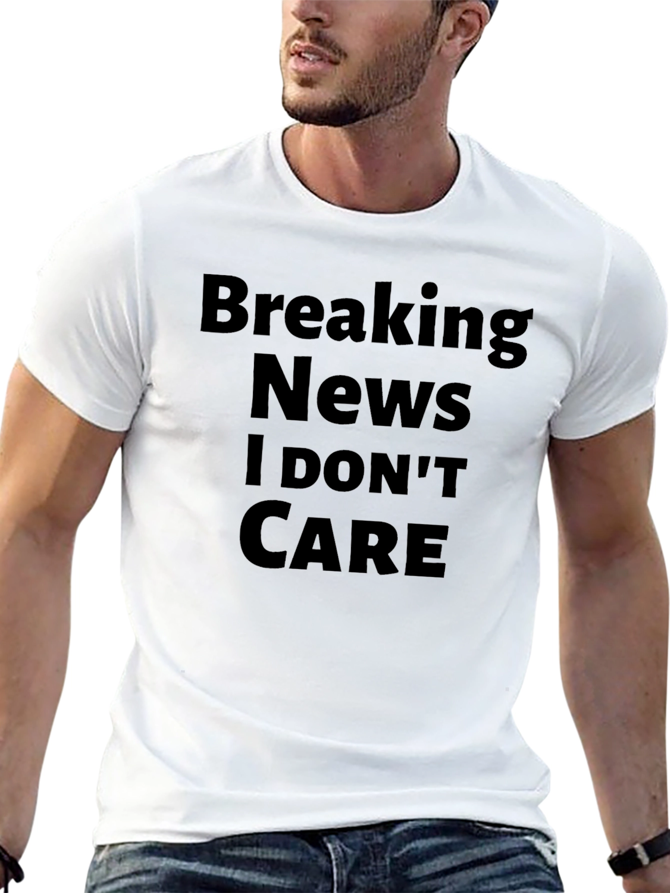 Breaking News I Dont Care T-Shirt