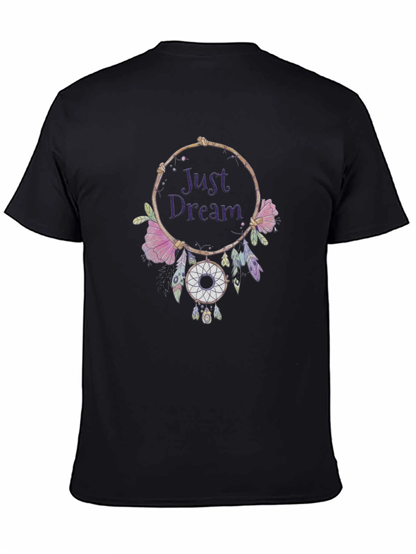 Just Dream Dreamcatcher Graphic Tee - Black