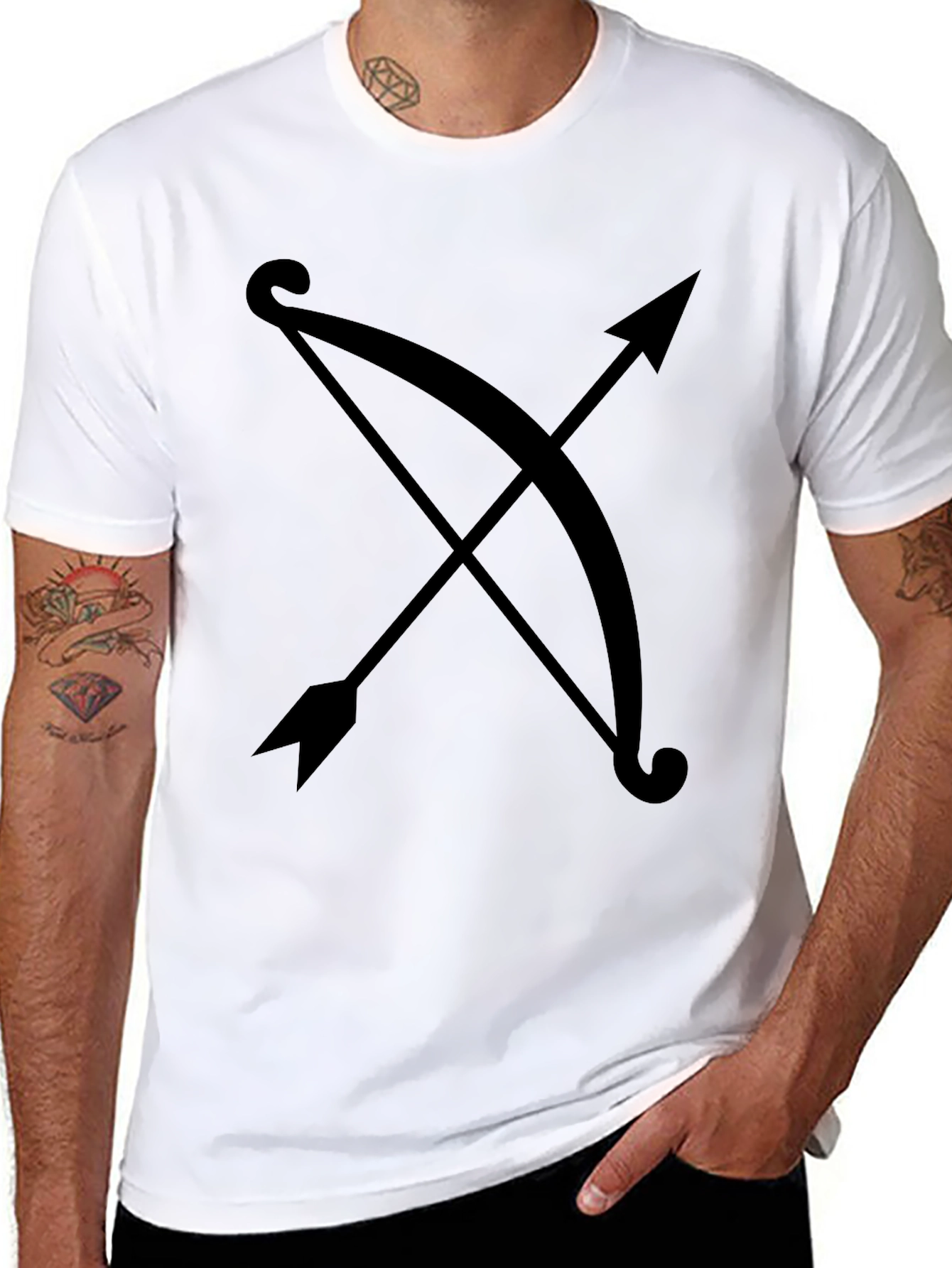 Archer Tee - Bow & Arrow Graphic Print T-Shirt